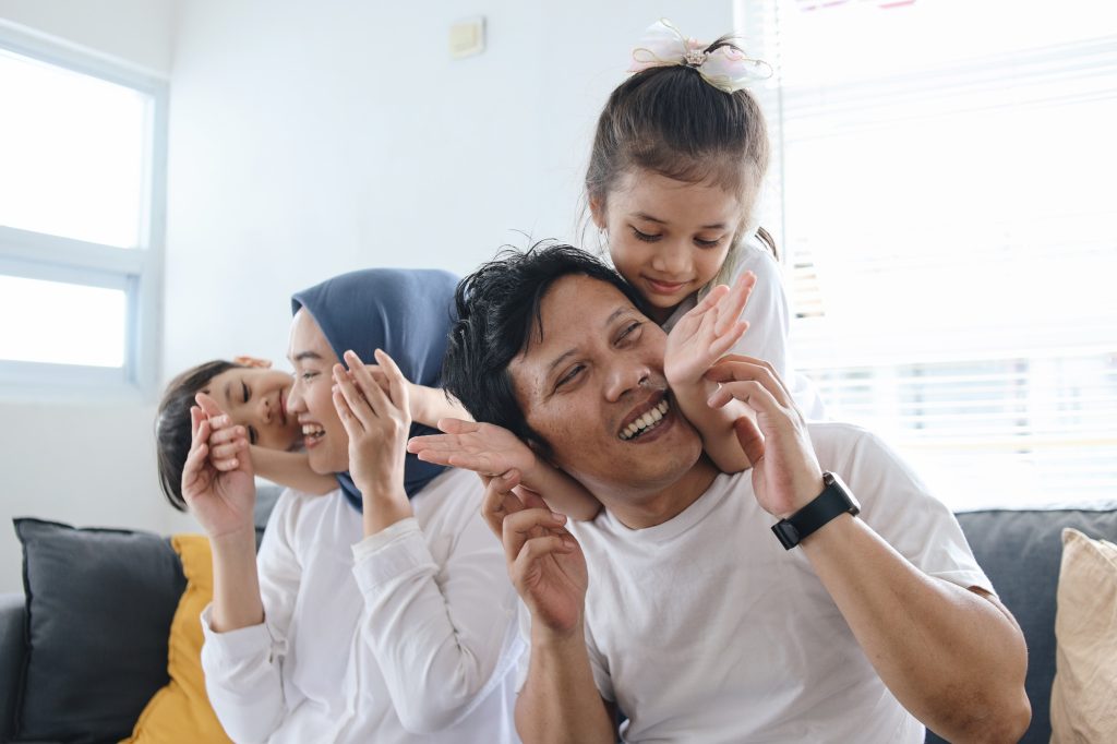 Family Joking Around